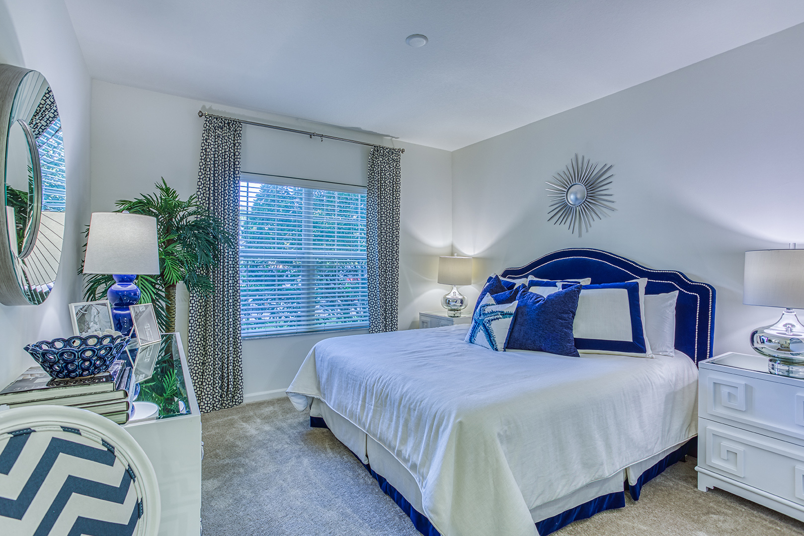The Links at Pebble Creek Blue Bedroom